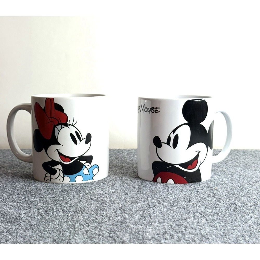 Disney Mickey / Minnie Mug Set of 2 His/Hers Coffee Mugs